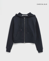 [B-BASIC] Heavy Cotton Hooded Zip-up