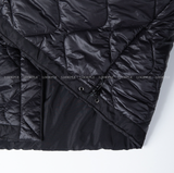  Reverseable Quilted Long Padded Night Jacket
