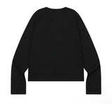 コリクロスレザーパッチロングスリーブT (2COLOR