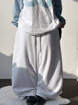 ishishiku Basic Wide Long Pants 2 SIZE 3 COLORS