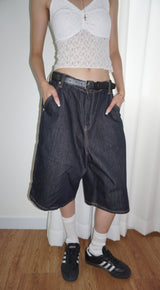 non fade bermuda denim