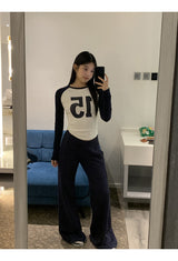 No.ナガーアンドラウンドロングスリーブTシャツ