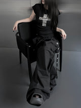 metallic cross stud short sleeve (3color)