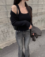Knit bolero set