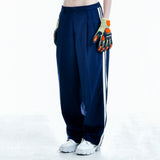 [UNISEX] サテントリムモータースポーツトラウザー（ネイビー）