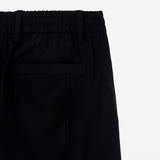 フロントジップカーゴパンツ ブラック
