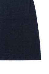 Nude midi skirt_navy