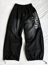 Dark gray dust washing pants