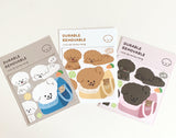 【1+1 SET】 Puppy Durable Removable Sticker
