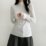 Char-basic half-turtleneck