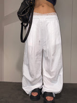 Onf Nylon Parachute Pintuck Balloon Pants 6color
