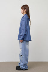 Delta Washed Damage Denim