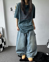 United Flag Pigment Oversized T-Shirt 3color