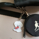Puppy Sock Keyring