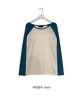 Tensor Basic Color Matching Raglan Long Sleeve Tee