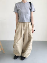 デイリークロップ半袖Tシャツ (10c)