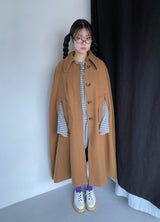 ケープウーレンコート (CAMEL)