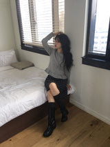 Two Buckle Middle Boots