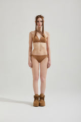 SUEDE BIKINI
