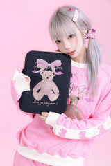 Teddys iPad/ラップトップ 15インチ (ネイビー)