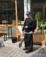 No.1384 クロップウエスタンデニムシャツ