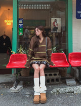 Report V-neck ST Warmer Knit