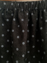dot corduroy skirt