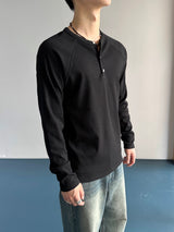 Lau Golji ヘンリネックロングスリーブ 3C