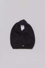 Knot Tweed Mini Tote Bag_Black