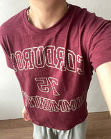 コイ スラブ クロップ プリンテッド ショートスリーブ Tシャツ 3C