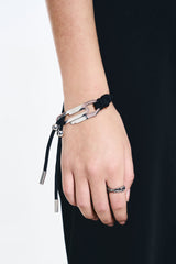 NO.585 [SILVER] CLIP LAYERED BRACELET