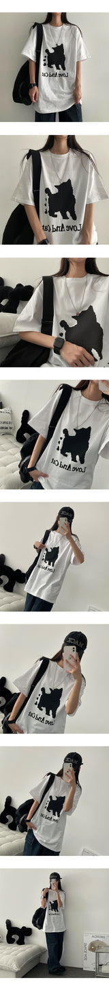 エレンキャッツショートスリーブドtシャツ