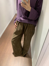 Wavy wide pants (3color)