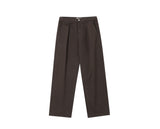 LMN Able One Tuck Cotton Wide Pants (4 colors)