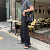 LMN Linen One Tuck Bendable Wide Pants (5 colors)