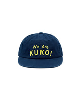 WeAreKUKO! 6パネルオックスフォードキャップ_ネイビーイエロー