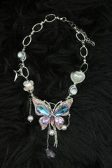 オリエンタルバタフライネックレス