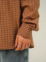 SN Check Pattern Overfit Shirts