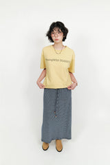 YWD ロゴTシャツ_イエロー