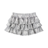 Angel of Star Ruffle Skirt - Grey