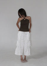 FLOWER PASTEL BERMUDA PANTS