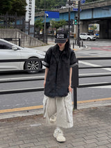 big pocket pigment bermuda pants