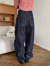 PINTUCK RAW JEANS (2C)