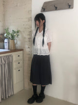 ニューエン プリーツ ミディスカート