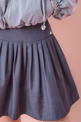 Mono Basic Skirt [Charcoal]