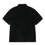 25SS テリーロゴエンボショートスリーブカラーTシャツ ブラック