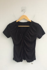 ヴィンテージシャーリングボタン Tシャツ