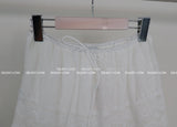 eyelet cancan maxi long skirt