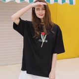 Tulip artwork T-shirt (2color)