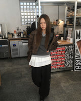 Vintage crop jacket